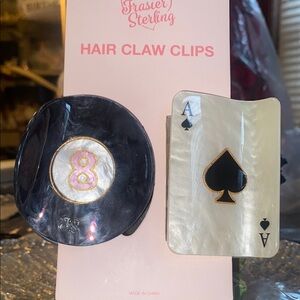FRASIER STERLING Hair Claw Clips Set!